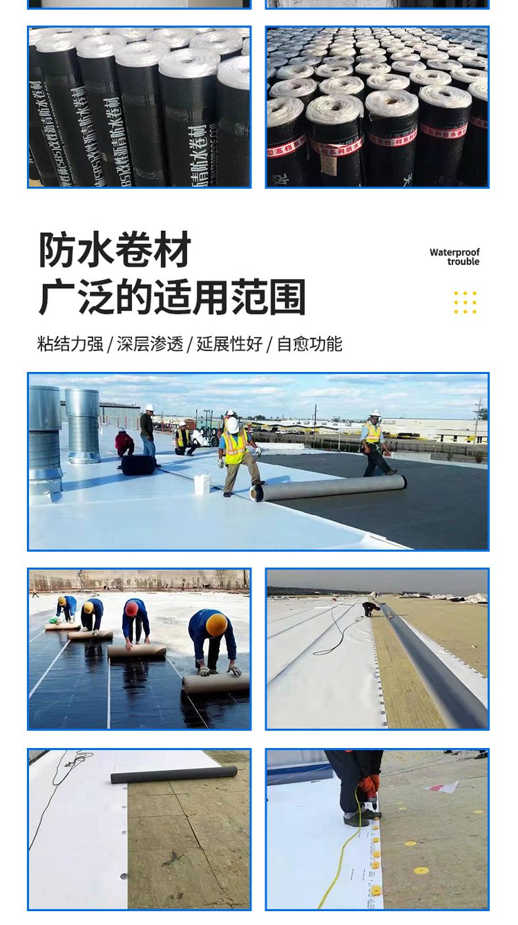 防水卷材 建筑楼顶工程 地下室车库 防水防潮材料 神州 - 爱企查